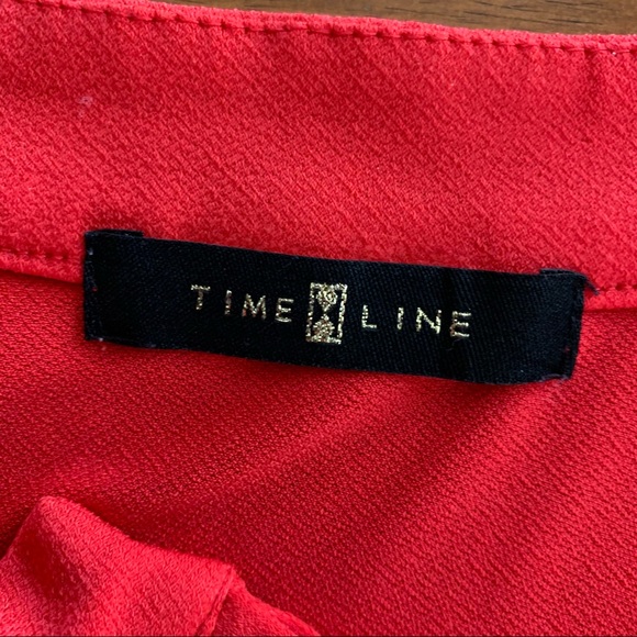 Time Line Ladies Collared Top - Picture 4 of 6